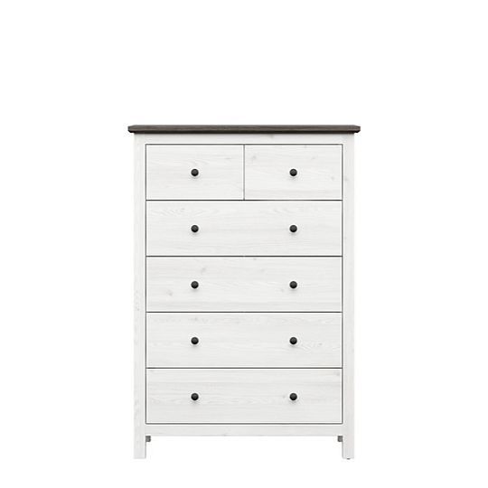 HESEN komoda KOM6S/15/10, modřín sibiu světlý/borovice larico