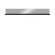 HESEN police P/2/18 I (se zrcadlem), modřín sibiu světlý/borovice larico