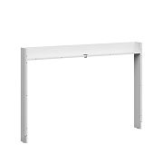 TETRIX POL/LOZ/140 multimediální police, bílý lesk