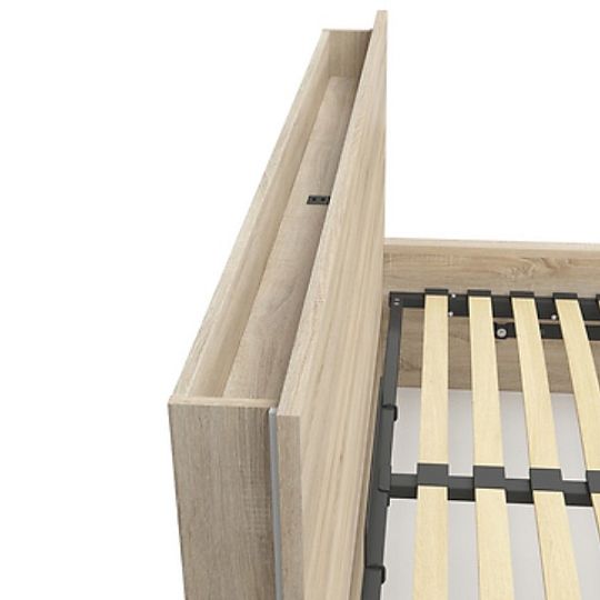 TETRIX POL/LOZ/140 multimediální police, dub sonoma