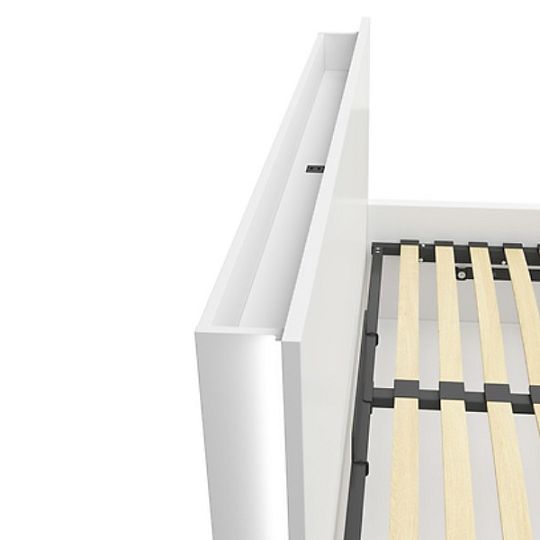 TETRIX POL/LOZ/160 multimediální police, bílý lesk