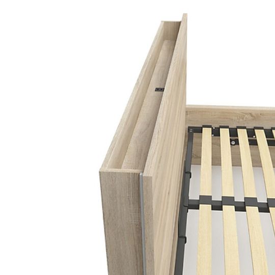 TETRIX POL/LOZ/160 multimediální police, dub sonoma