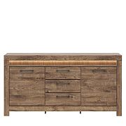 TORIN KOM2D3S komoda, dub ribbeck