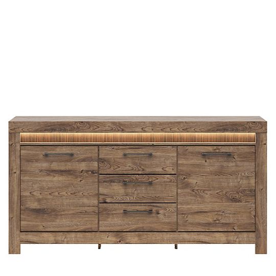 TORIN KOM2D3S komoda, dub ribbeck