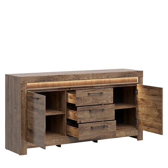 TORIN KOM2D3S komoda, dub ribbeck