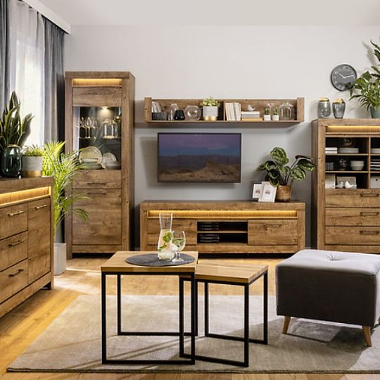 TORIN KOM2D3S komoda, dub ribbeck