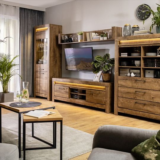 TORIN KOM2D3S komoda, dub ribbeck