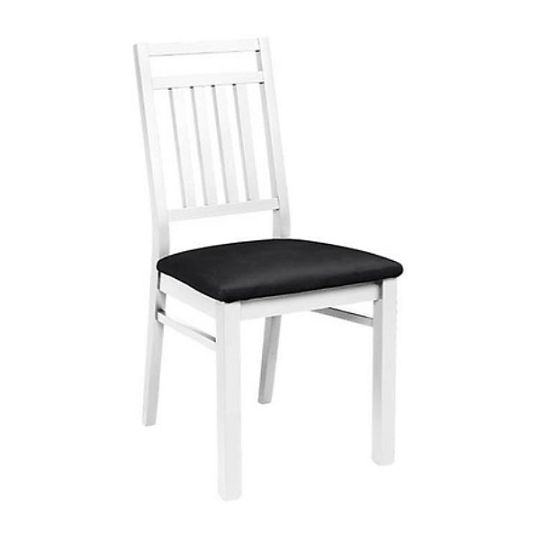 Jídelní židle, Hesen, bílá teplá TX098/Solar 99 black