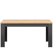HESEN rozkládací jídelní stůl STO/7/16, grafit/dub artisan