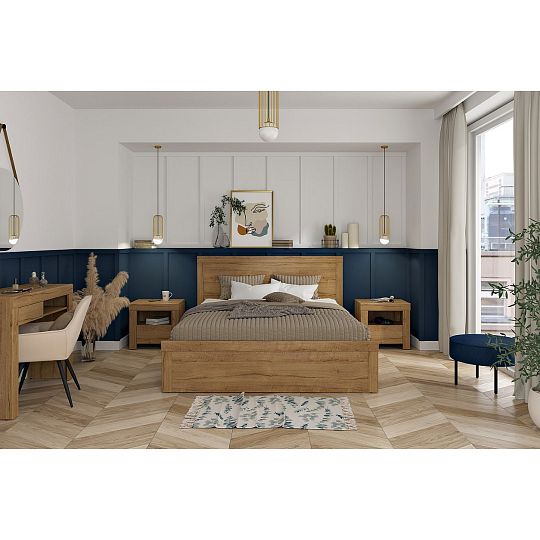 HOLTEN noční stolek KOM1S, dub waterford