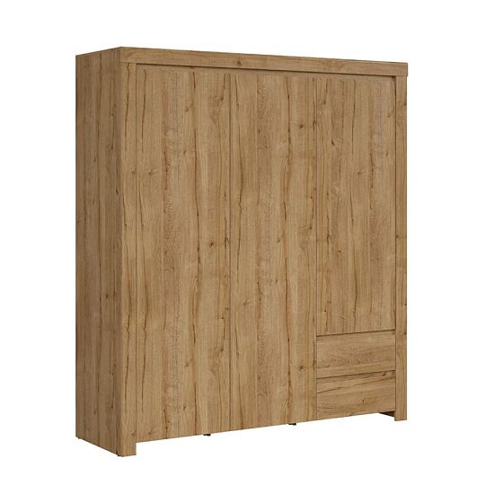 HOLTEN šatní skříň SZF3D2S, dub waterford