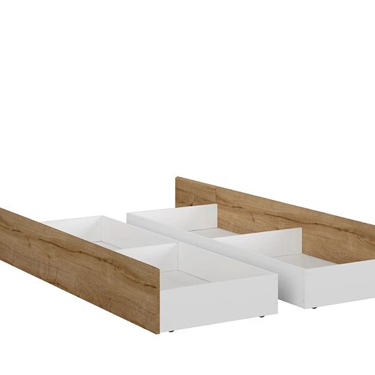 HOLTEN šuplík k posteli 120 a 140 cm, dub waterford