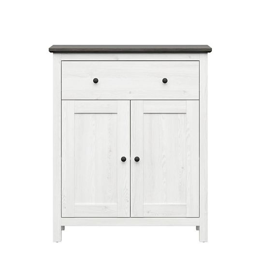 HESEN komoda KOM2D1S, modřín sibiu světlý/borovice larico