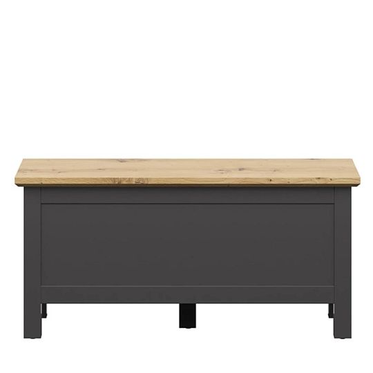 HESEN truhla KUFER, grafit/dub artisan