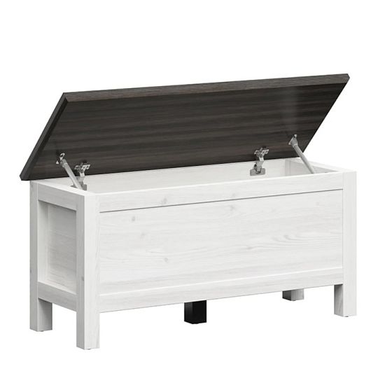 HESEN truhla KUFER, modřín sibiu světlý/borovice larico