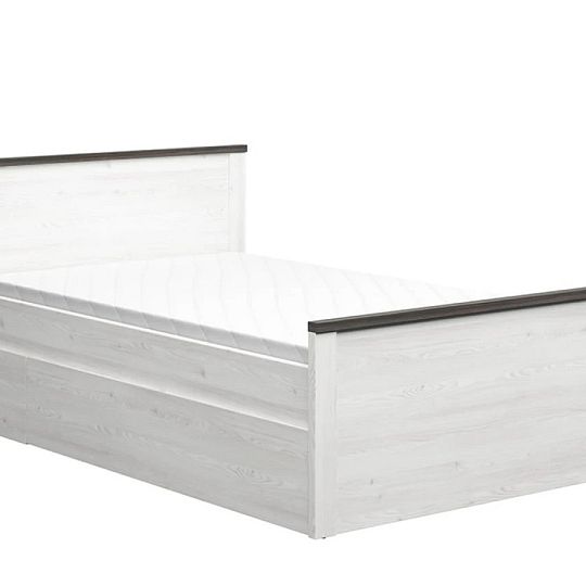 HESEN postel 120 cm, modřín sibiu světlý/borovice larico