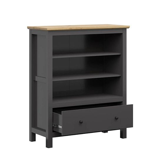 HESEN regál REG1S, grafit/dub artisan