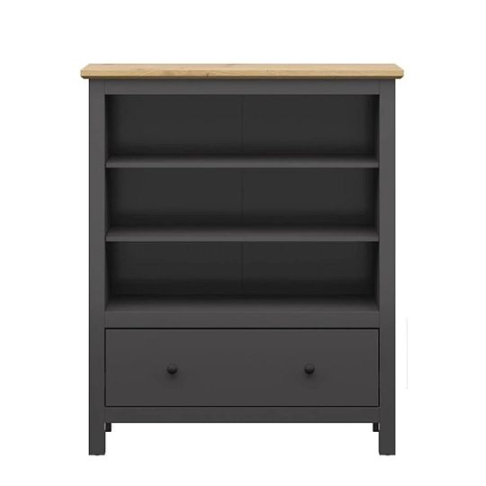 HESEN regál REG1S, grafit/dub artisan