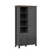 HESEN skříň SZF2D, grafit/dub artisan