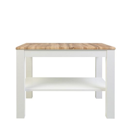 HOLTEN konferenční stolek LAWA, bílá/dub wotan