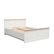 FRIJA postel 160 cm + rošt, borovice bílá andersen/dub artisan