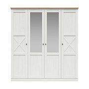 FRIJA šatní skříň SZF2D2M, borovice bílá andersen/dub artisan