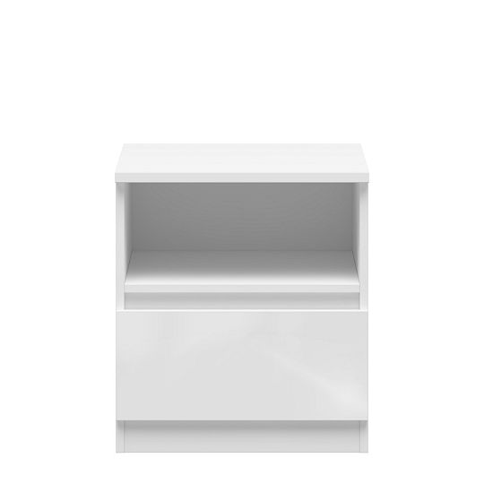 TETRIX noční stolek KOM1S, bílý lesk