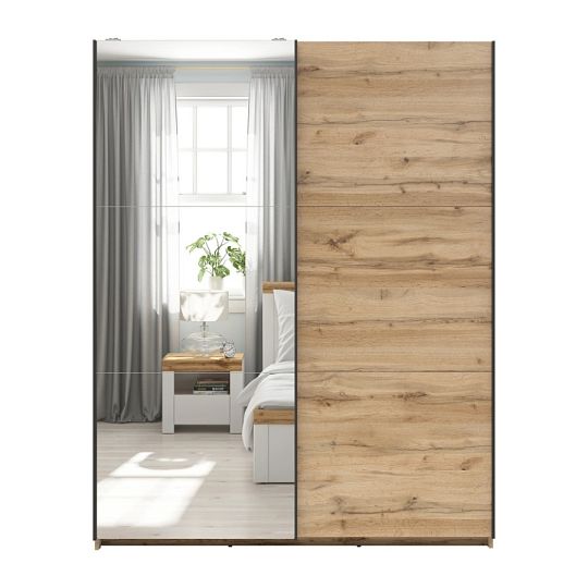 TETRIX šatní skříň SZF/153/M, dub wotan