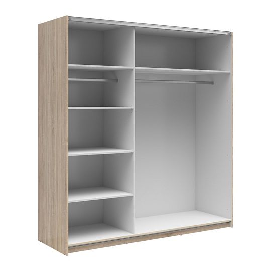 TETRIX šatní skříň SZF/183/2M, dub sonoma