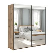 TETRIX šatní skříň SZF/183/2M, dub wotan