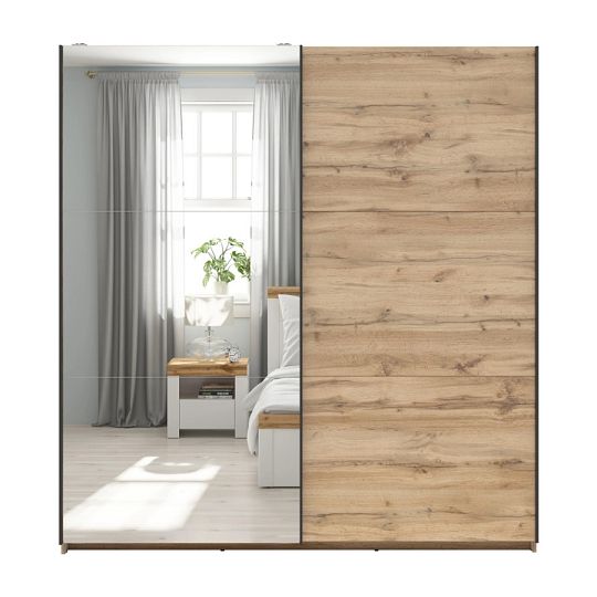 TETRIX šatní skříň SZF/183/M, dub wotan