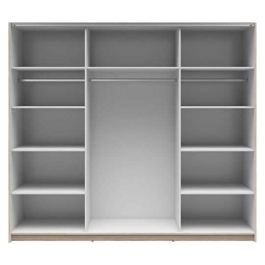 TETRIX šatní skříň SZF/220/2M, dub sonoma