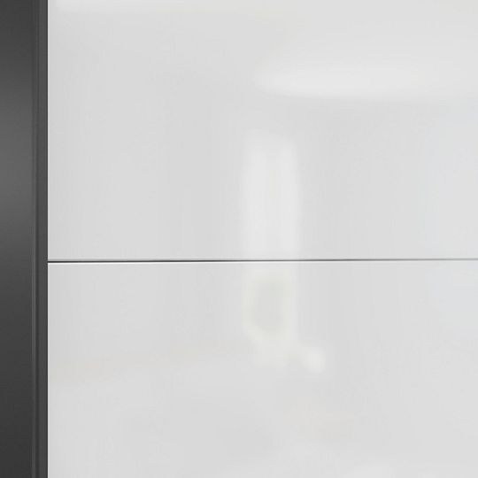 TETRIX šatní skříň SZF/153, bílý lesk