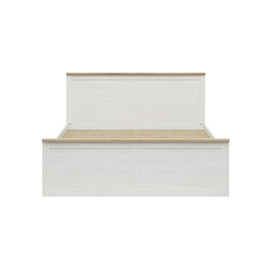 LOKSA postel 180 cm, borovice bílá anderson