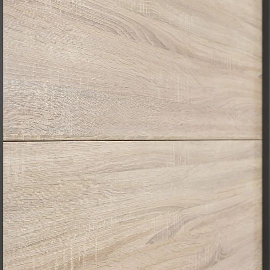 TETRIX šatní skříň SZF/153, bílý lesk/dub sonoma