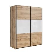 TETRIX šatní skříň SZF/153, dub wotan/bílý lesk