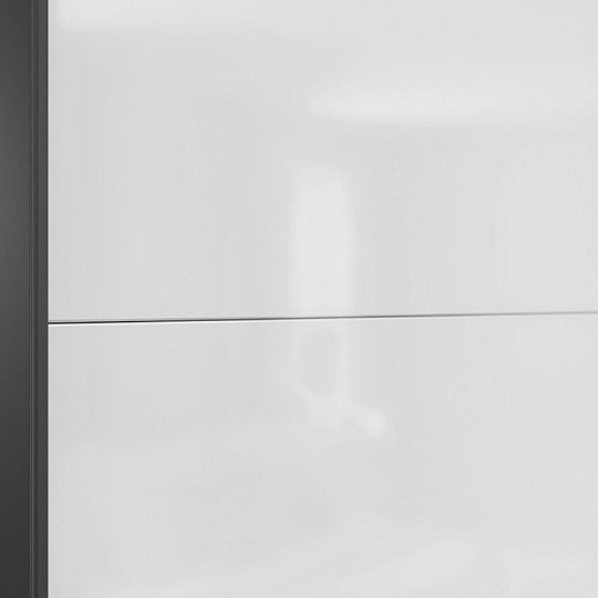 TETRIX šatní skříň SZF/220, dub sonoma/bílý lesk