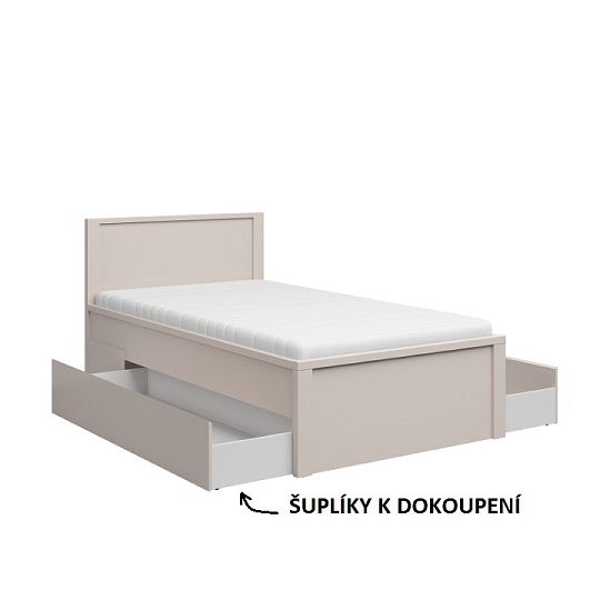 KASPIAN postel 120 cm, kašmír