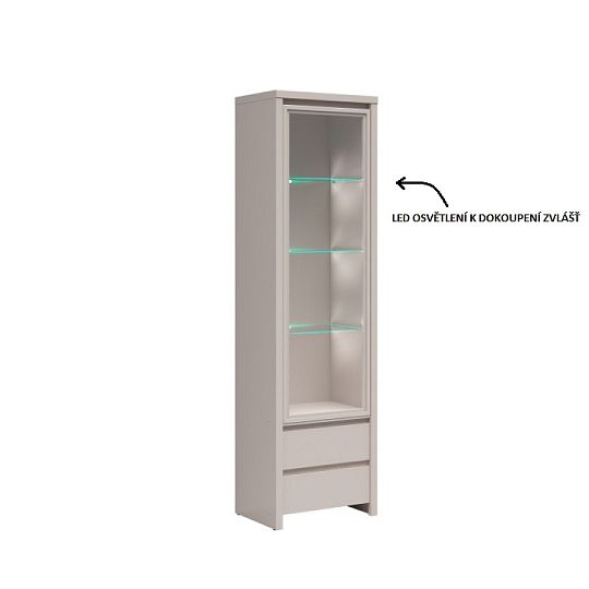 KASPIAN vitrína REG1W2S, kašmír