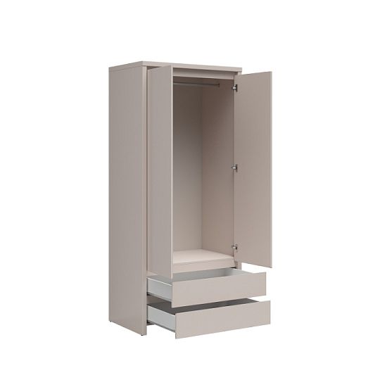 KASPIAN šatní skříň SZF2D2S, kašmír