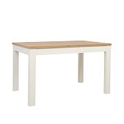 MAREN jídelní stůl 130/90, dub artisan/bílá