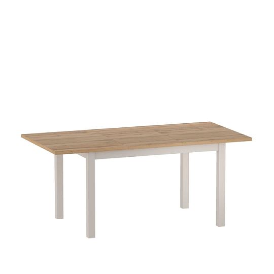 MAREN jídelní stůl 130/90, dub wotan/kašmír