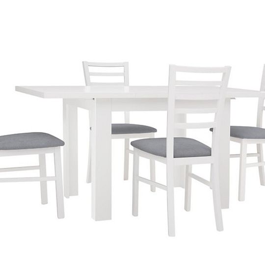 Jídelní židle, Marynarz II Poziomy, bílá