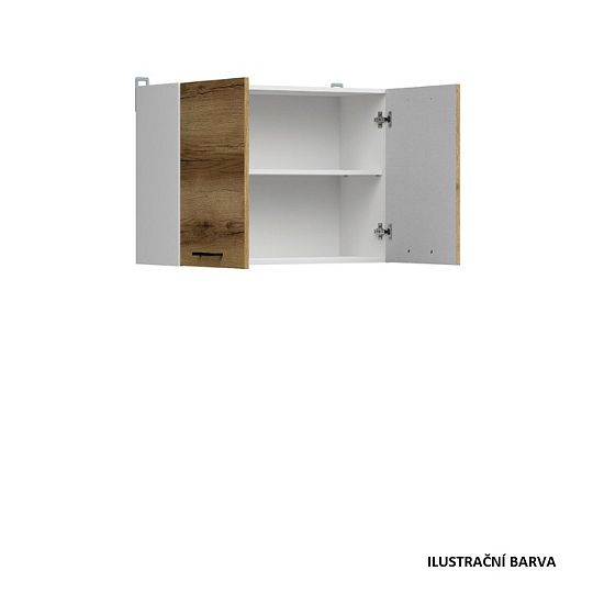 Junona Line Skříňka 80 cm, Wenge/dub Sonoma