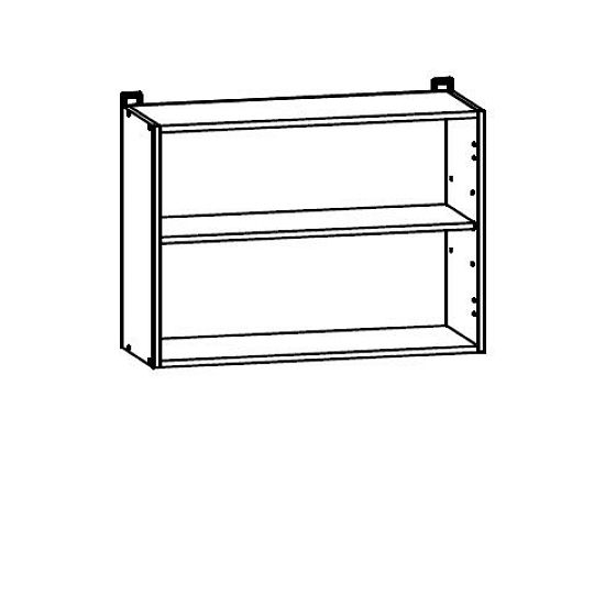Junona Line  horní skříňka 80 cm, Wenge/Dub Sonoma