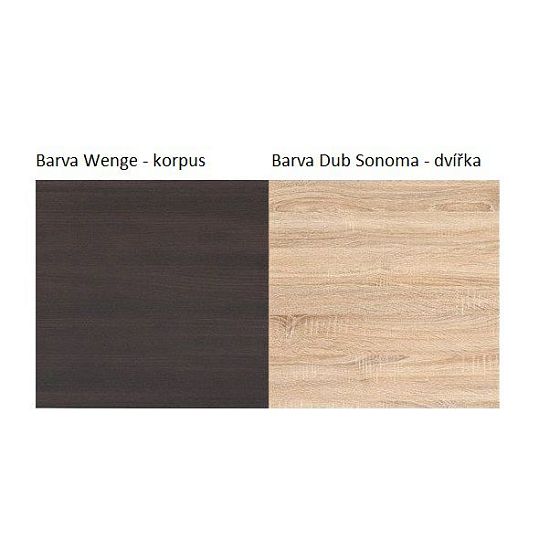 Junona Line digestořová skříňka 50 cm, Wenge/Dub sonoma