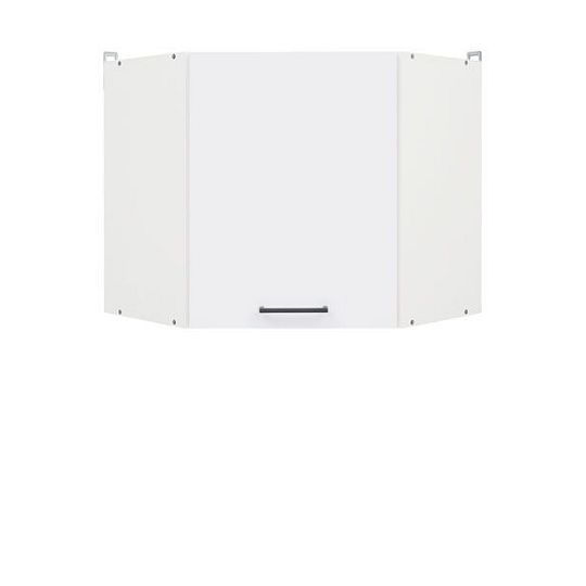 Junona Line Skříňka rohová GNWU/57-LP, Bílá/Bílý lesk