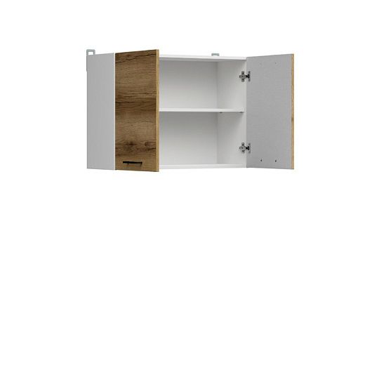 Junona Line Skříňka 80 cm, bílá/dub delano světlý