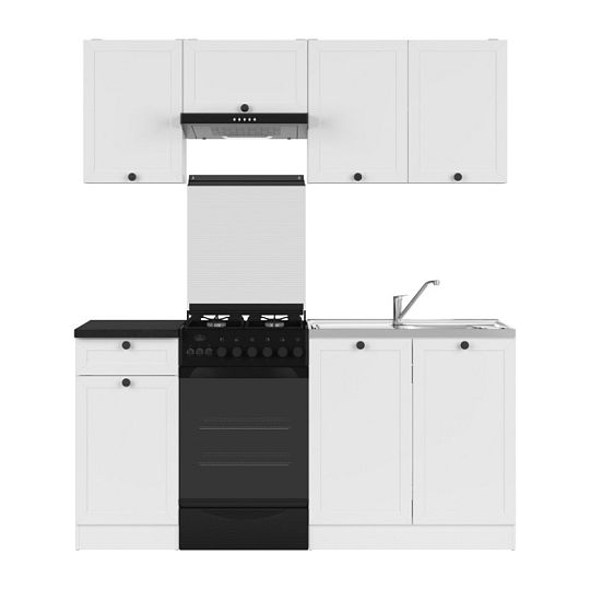 Kuchyň JUNONA RAMKA 170 cm, bez pracovní desky, bílá