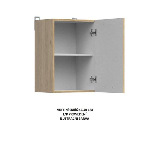 Kuchyň JUNONA RAMKA 230 cm, bez pracovní desky, bílá